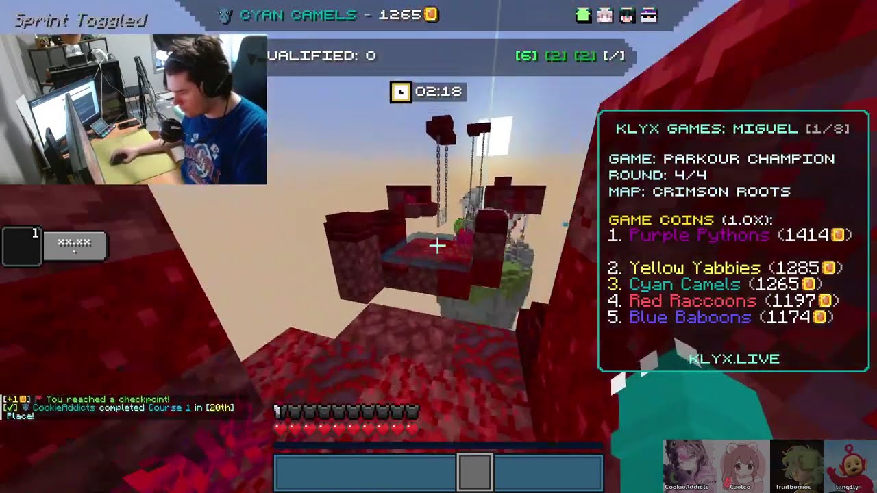 fruitberries parkour champion (klyx games: miguel)