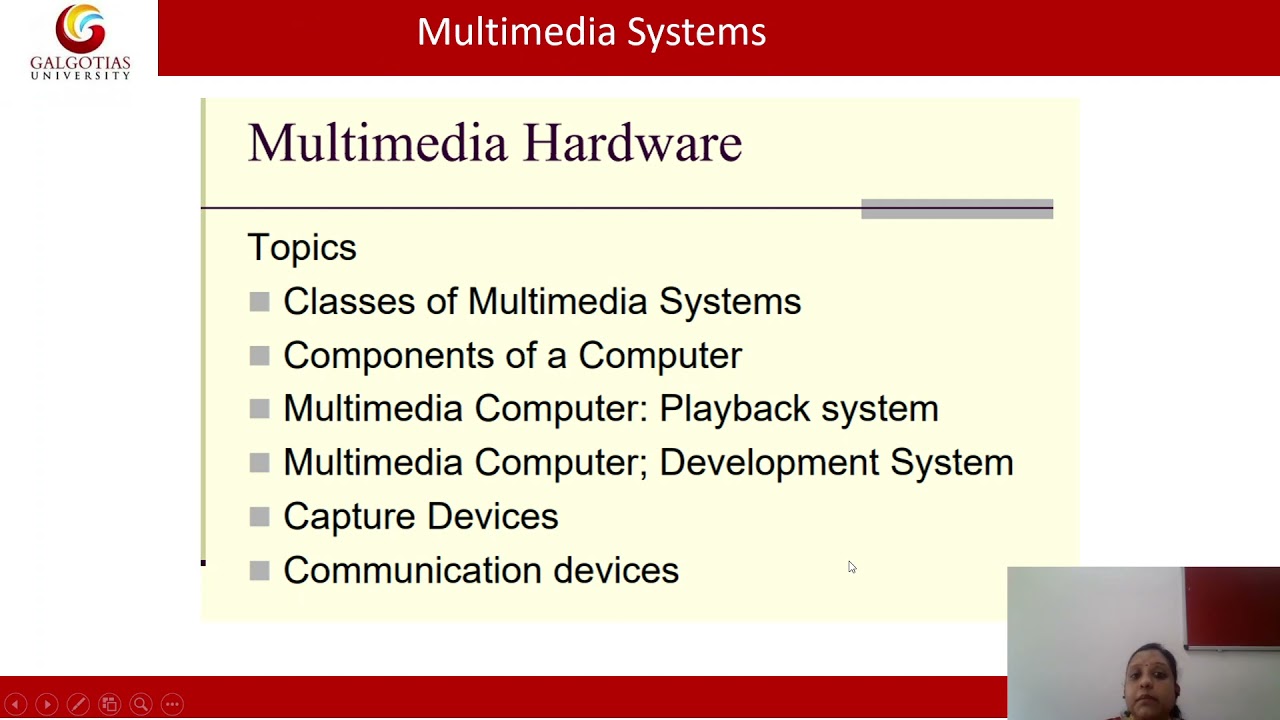 BCAS3008, Multi Media System: M M Hardware, Software & Authoring Tools