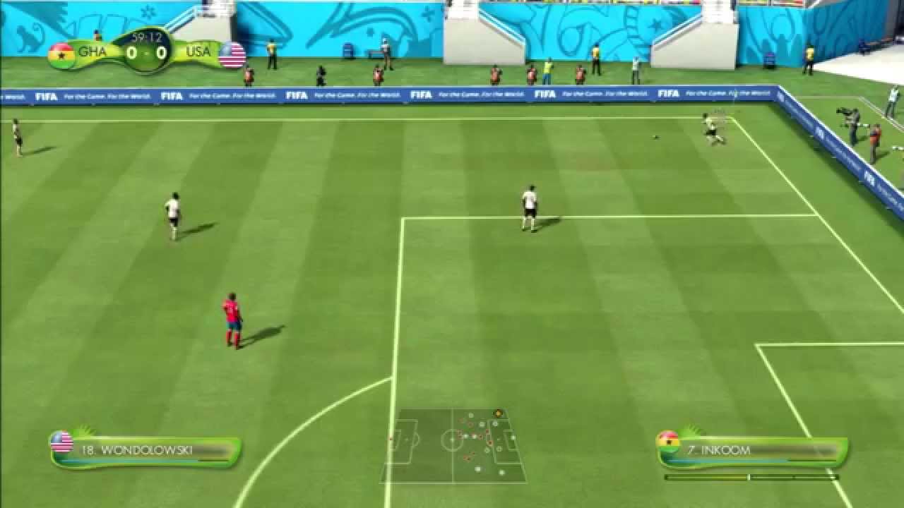 2014 FIFA World Cup Brazil Simulation - Match 14 - Ghana vs United States Group Stage