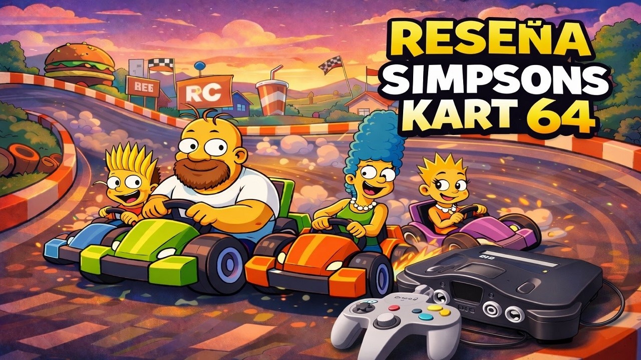 Simpsons Kart 64: el mod de Mario Kart que NO sabías que necesitabas 🚗💥