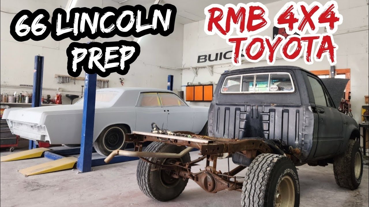 Подготовка Lincoln 66 года к покраске и Toyota 4x4 от RMB