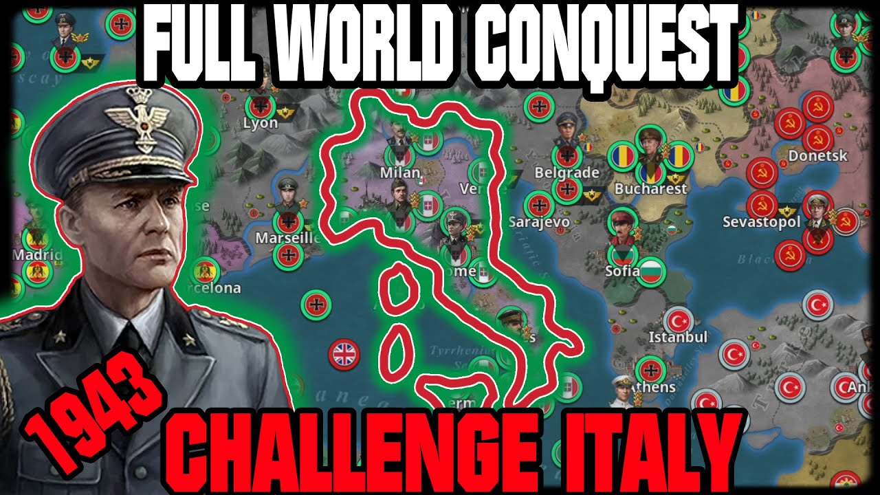 ITALY 1943 CHALLENGE WORLD CONQUEST! World Conqueror 4