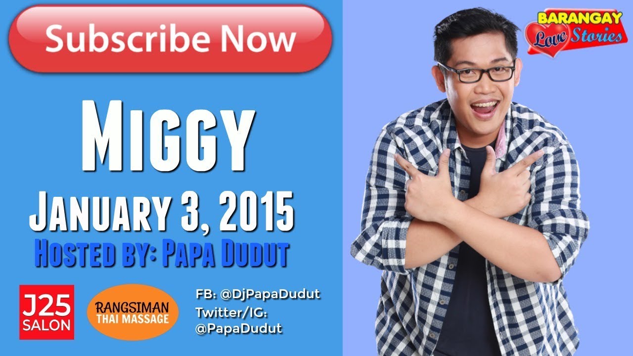 Barangay Love Stories January 3, 2015 Miggy