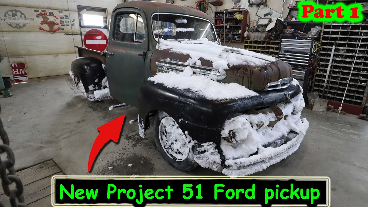 New project 51 Ford pickup chassis swap and LS power Part 1