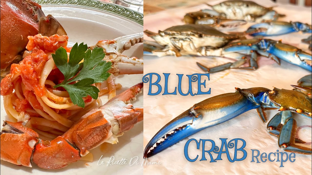 СИНИЙ КРАБ💙🦀!Простой рецепт для каждого!!!Как почистить и как приготовить знаменитого синего краба.😋