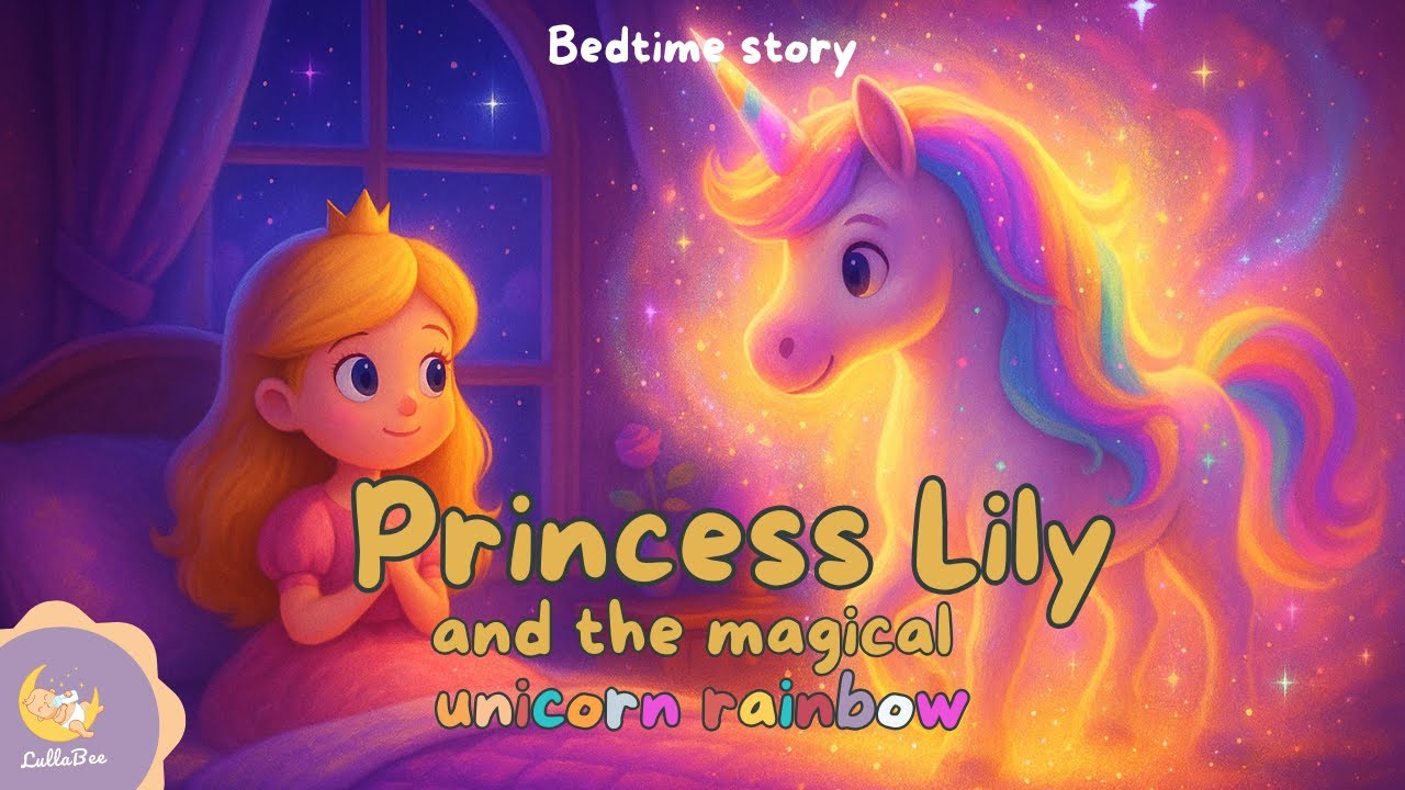 Princess Lily 👸🏻 & the MAGICAL Rainbow Unicorn 🦄 | RELAXING and CALM Bedtime Story for Kids 🌙