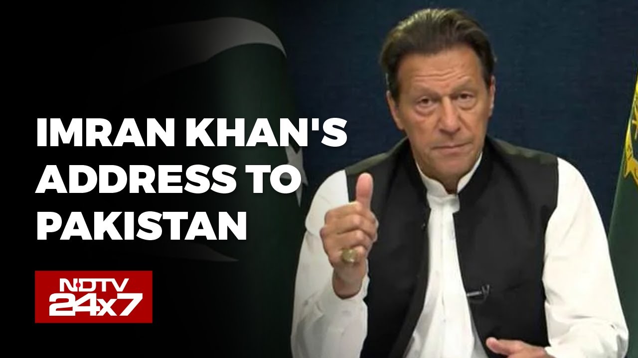 Imran Khan Addresses Pakistan Ahead Of No-Confidence Vote