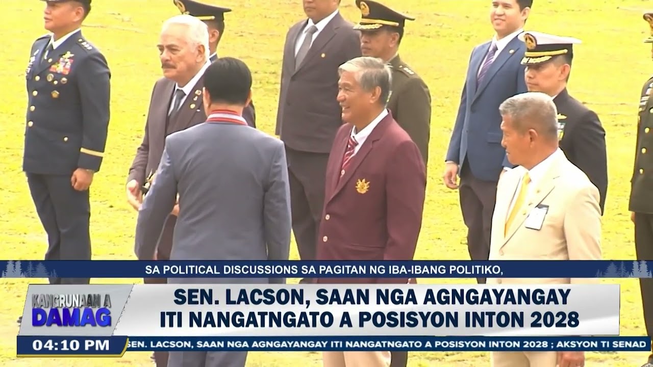 Sen. Lacson, saan nga agngayangay iti nangatngato a posisyon inton 2028