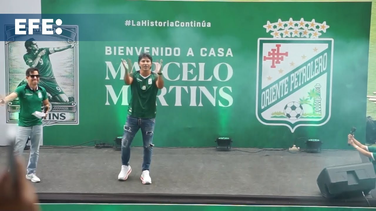 Marcelo Martins Moreno se pone la camiseta del Oriente Petrolero con la vista en la de Bolivia