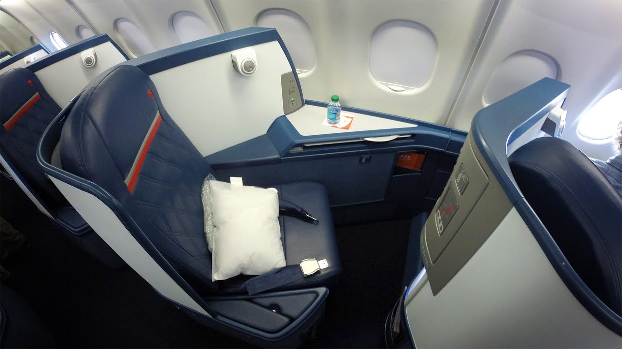Delta Air Lines A330-300 business class (Delta One) ATL-SEA