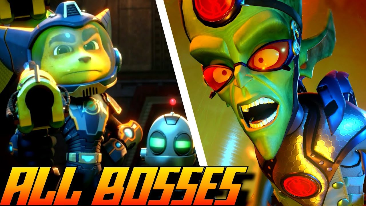 Ratchet and Clank PS4 - All Bosses (No Damage)