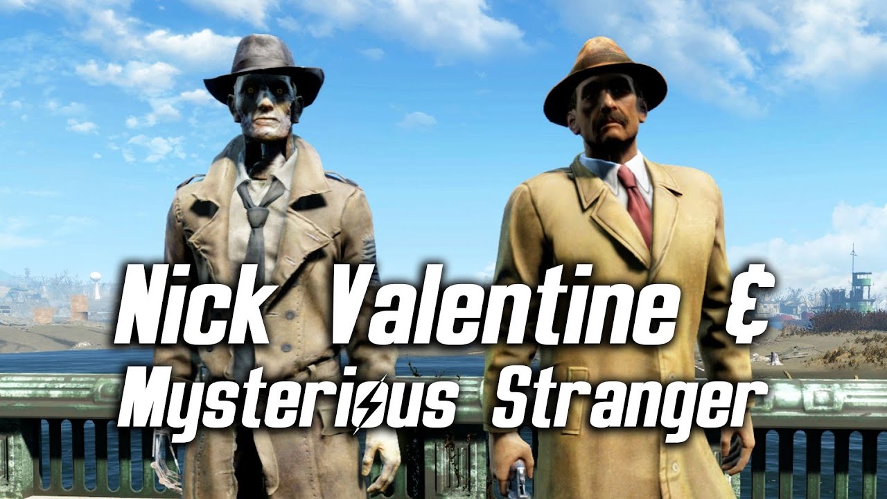 Fallout 4 - Nick Valentine & the Mysterious Stranger