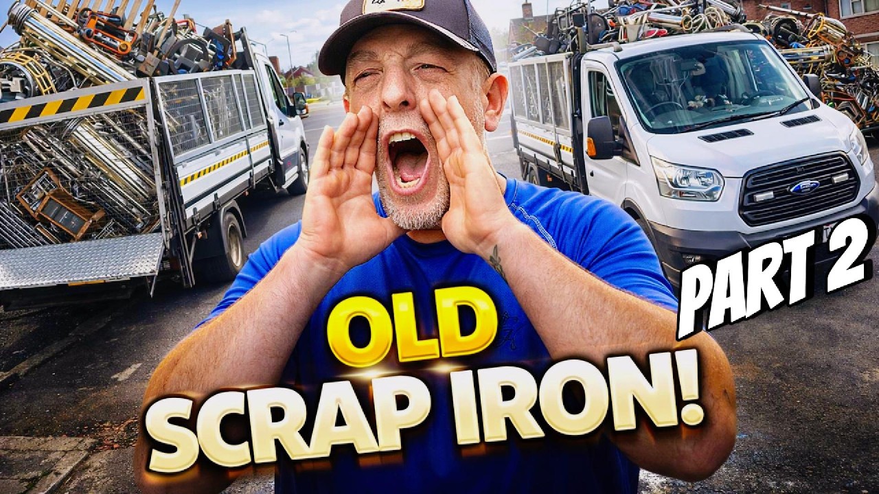 making money of the streets of the uk old scrap iron part 2 #subscribe #recycling