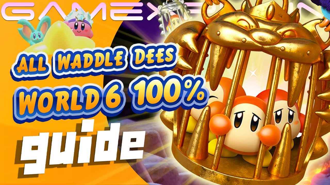 All Waddle Dee Locations: World 6: Redgar Forbidden Lands -Kirby and the Forgotten Land (100% Guide)
