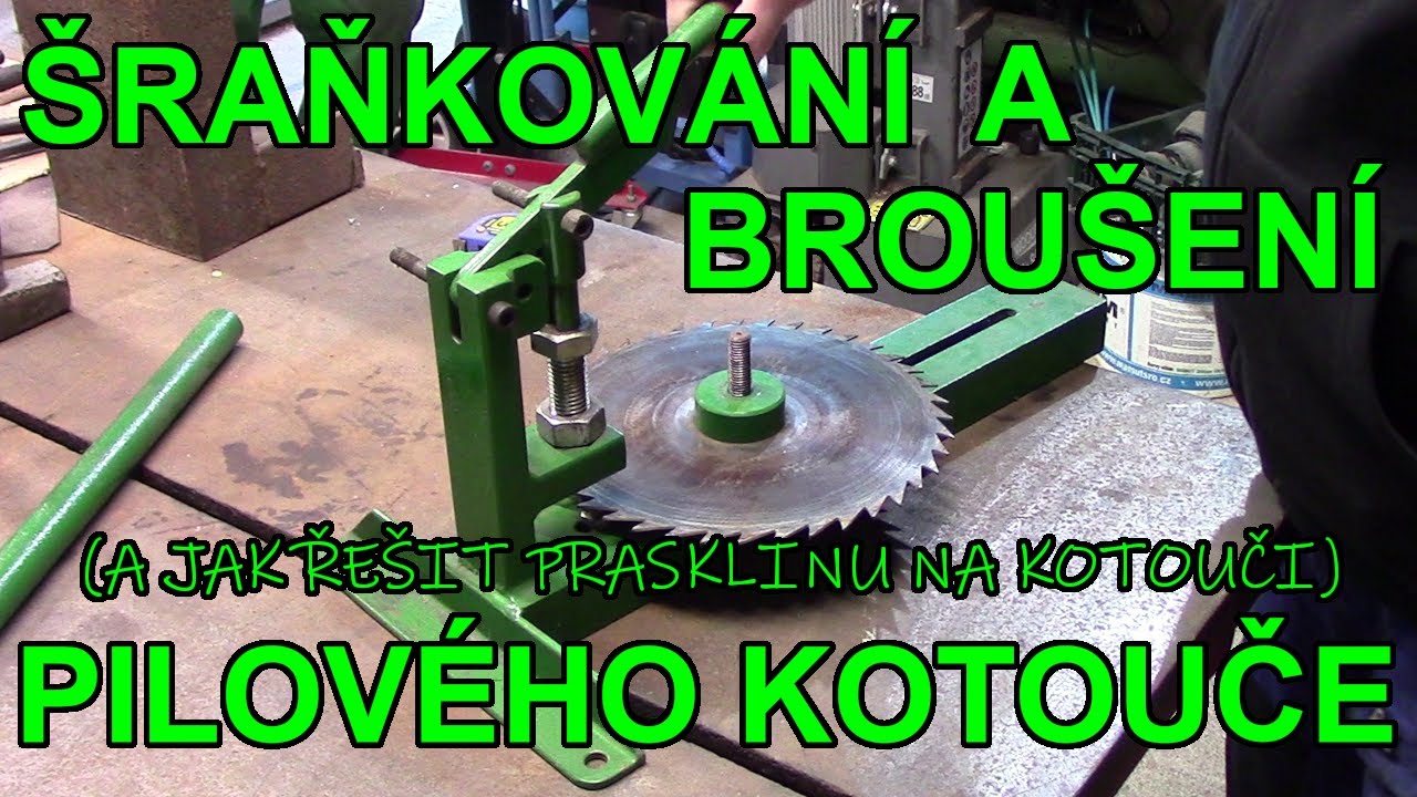 Přípravek na rozvod zubů a broušení pilového kotouče