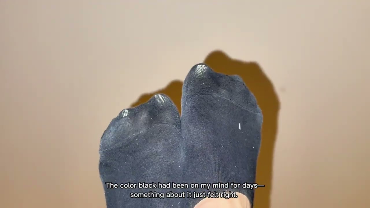 Try-On: Black Socks in 4K | Cozy & Casual Outfit