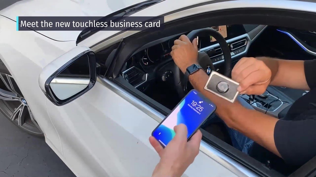 Meet the new touchless business card