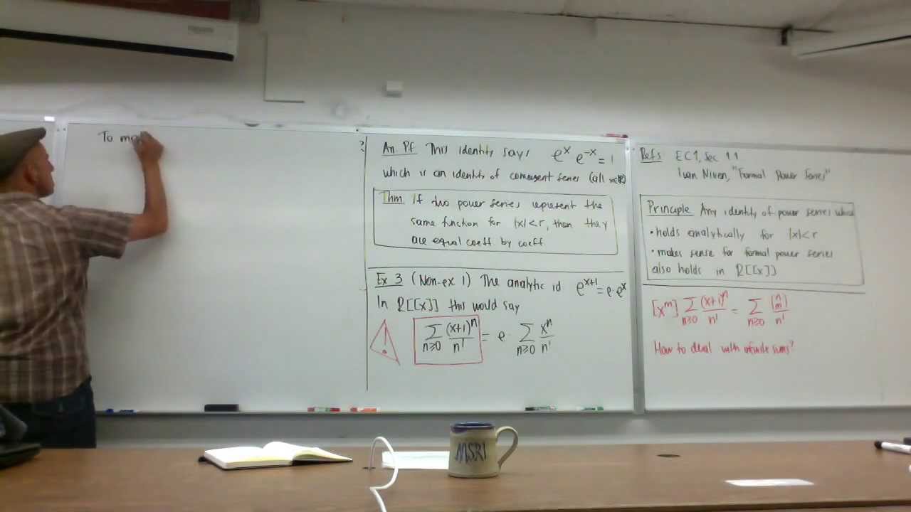 Lecture 11 . Enumerative Combinatorics (Federico Ardila)