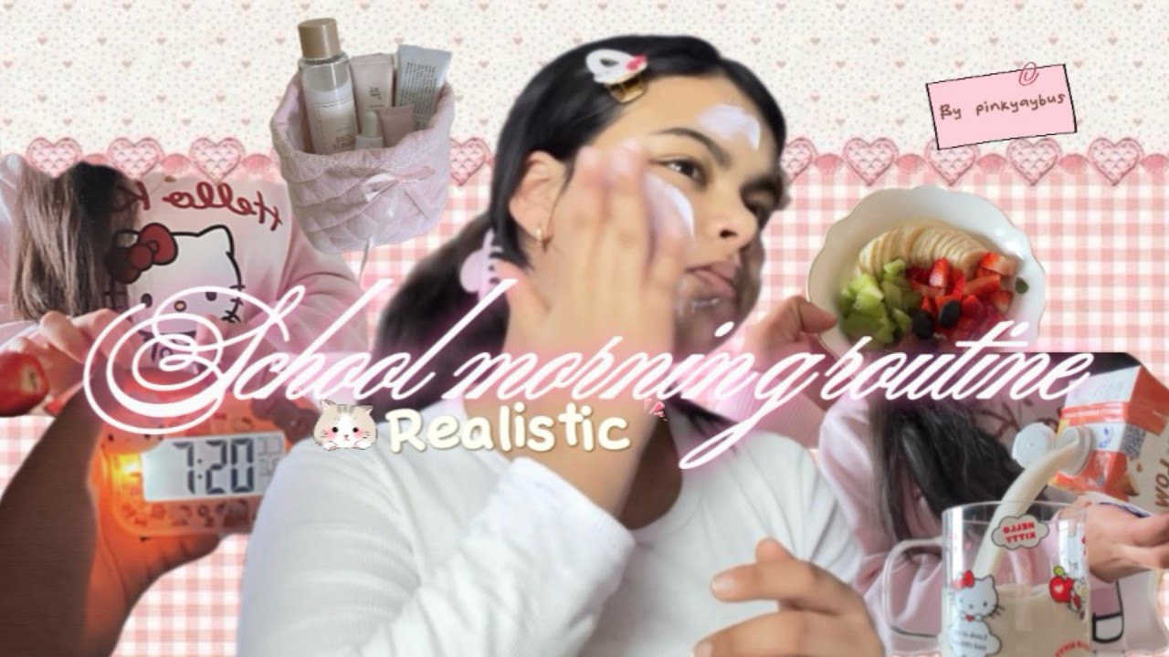 𑣲⋆｡˚𝑀𝓎 𝓈𝒸𝒽𝑜𝑜𝓁 𝓂ෆ𝓇𝓃𝒾𝓃𝑔 𝓇𝑜𝓊𝓉𝒾𝓃𝑒|soft morning light ,REALISTIC,breakfast,skincare…
