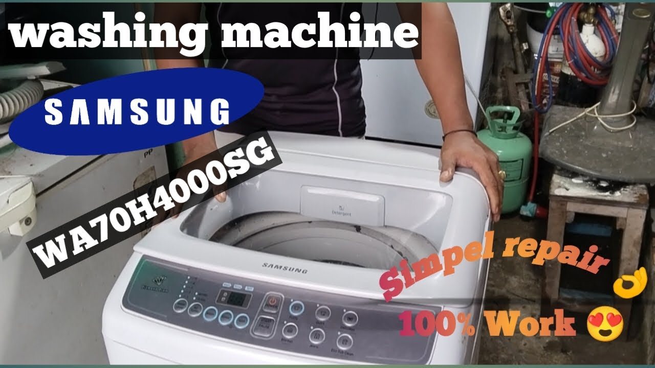 Mesin Cuci Top loading Samsung WA70H4000SG,Hidup sebentar kemudian mati ||| Begini Solusinya 👉