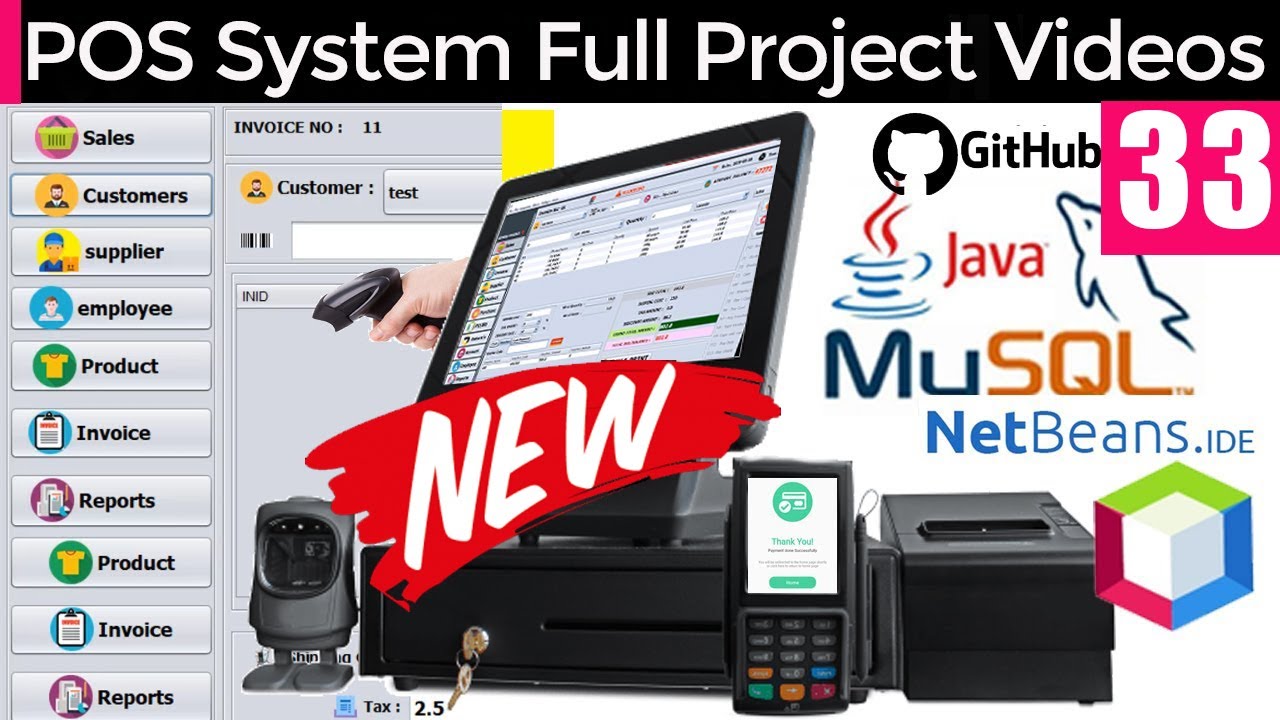 Powerful Point Of Sale In Java Free | java for beginners - 33