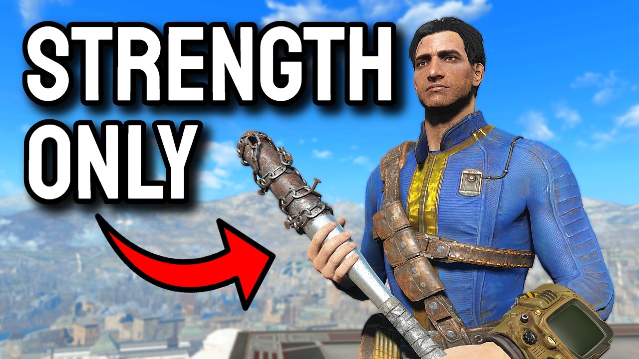 Fallout 4 Survival, But I Can Only Use Strength Perks