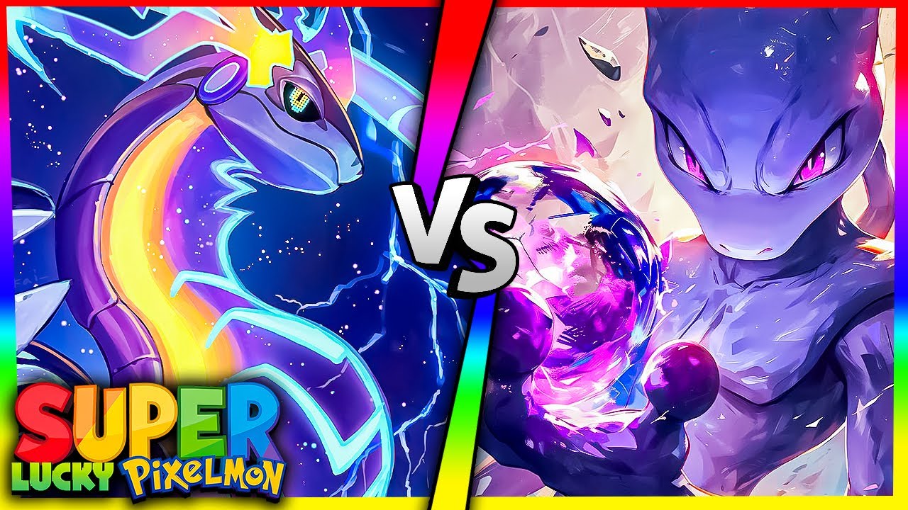 Minecraft SUPER LUCKY PIXELMON - NOVO MINIGAME com NOVA LUCKY BLOCK ! MEWTWO vs MIRAIDON