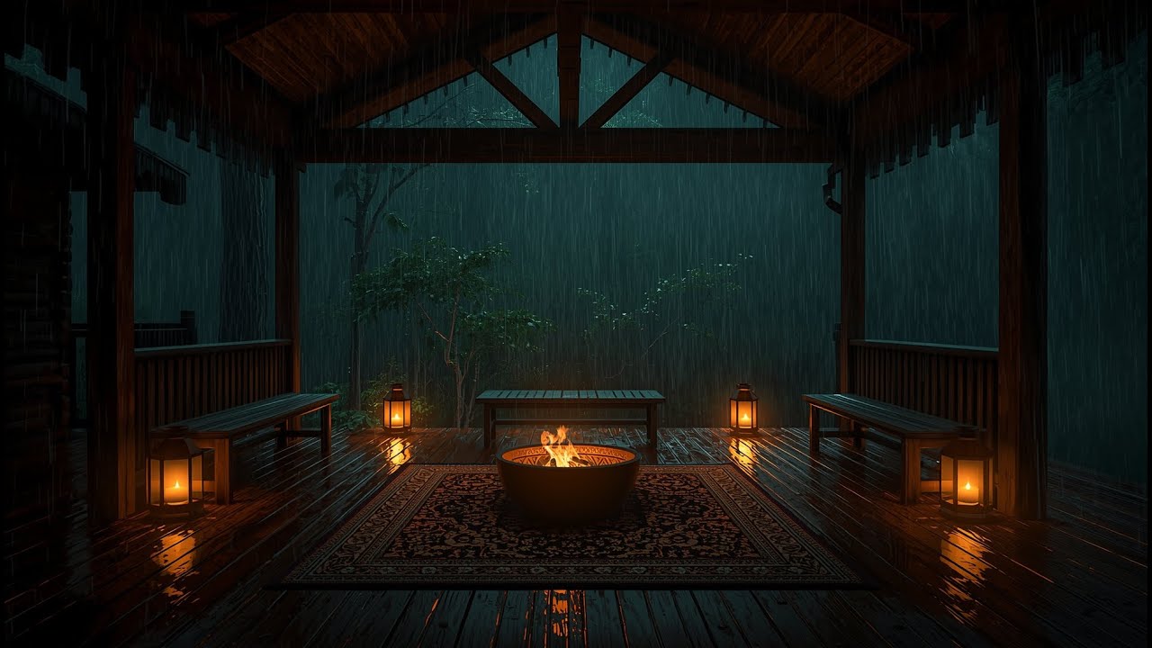 Calming Rain Ambience 🌧️ Peaceful White Noise for Sleep