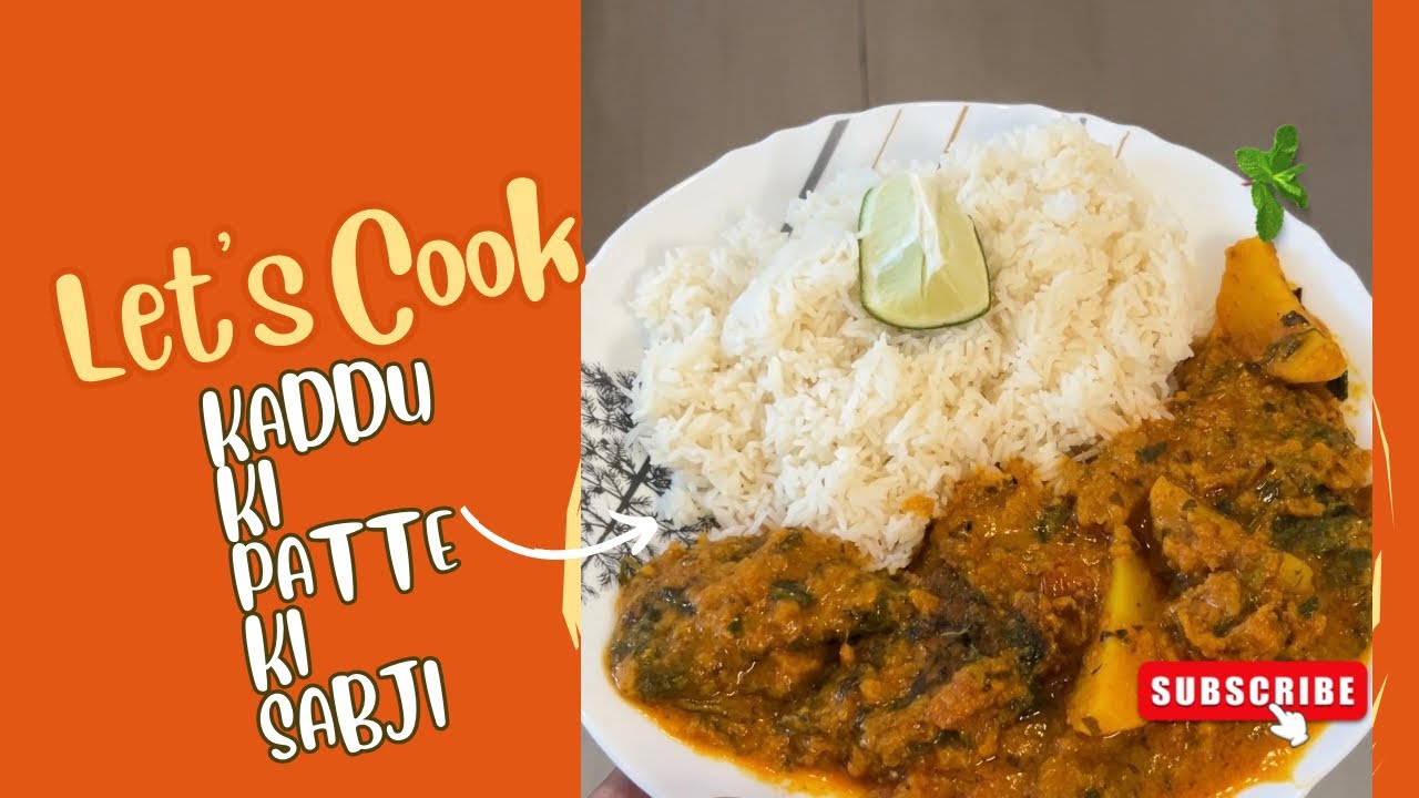 Kaddu ki patte ki sabji recipe 