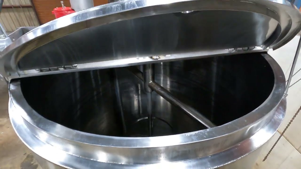 ICC Northwest 6,000 Gallon Double Motion Kettle.