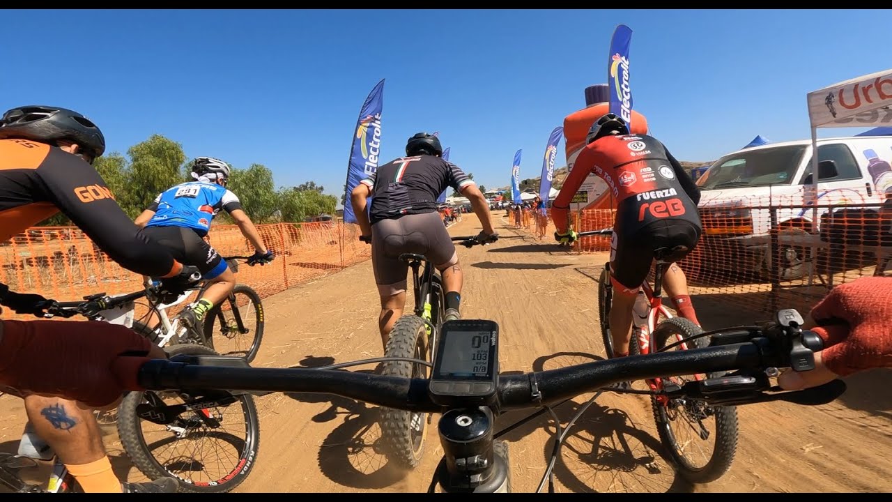 CARRERA MTB Presa Carrizo! CAIDA INCLUIDA! CMCTJ 8 Tecate Bc!! 4K POV #mountainbike #tecate #cycling