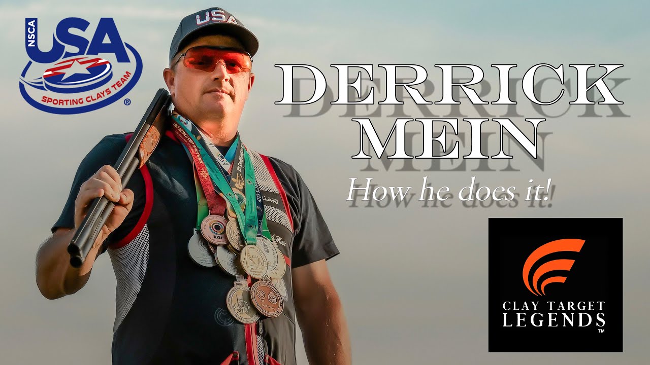 Steve and Phil visit with the legendary clay target Champion Derrick Mein