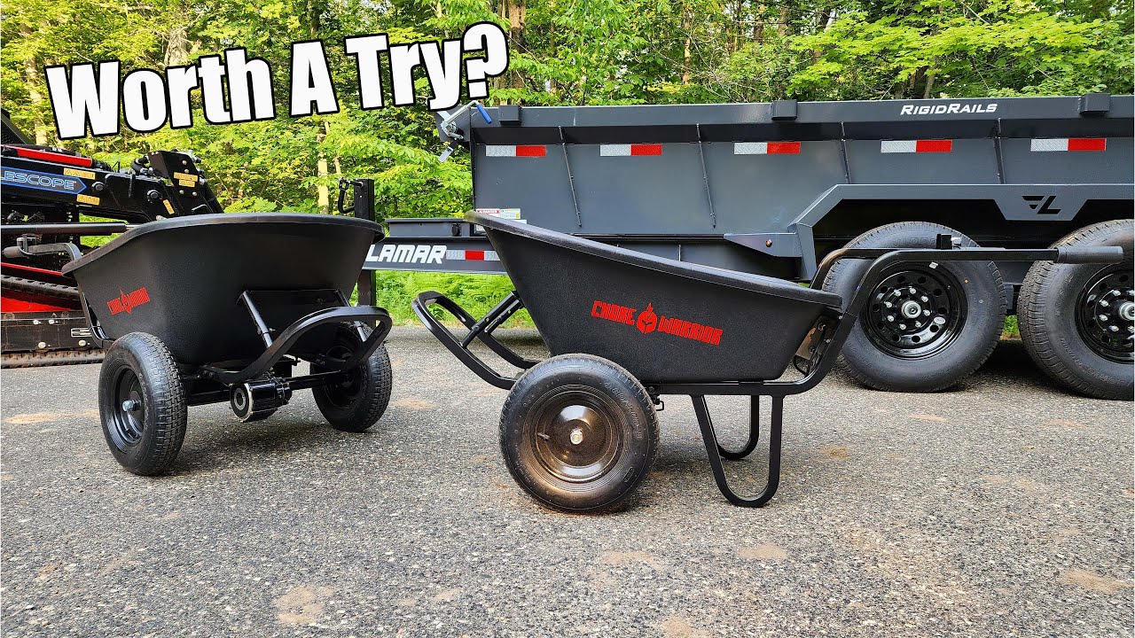 Мой первый опыт работы с электрическим WheelBorrow, и он ПЛОХОЙ! Chore Warrior — НЕ ЛУЧШИЙ!