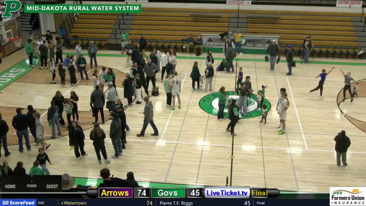 Watertown Arrows vs. Pierre T.F. Riggs Governors (BBB)