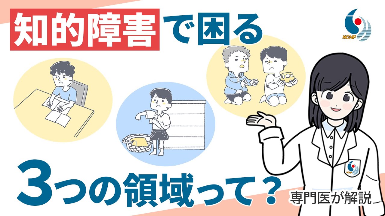 【知的障害】日常生活における３つの領域における困難について専門医が解説【国立精神・神経医療研究センター】