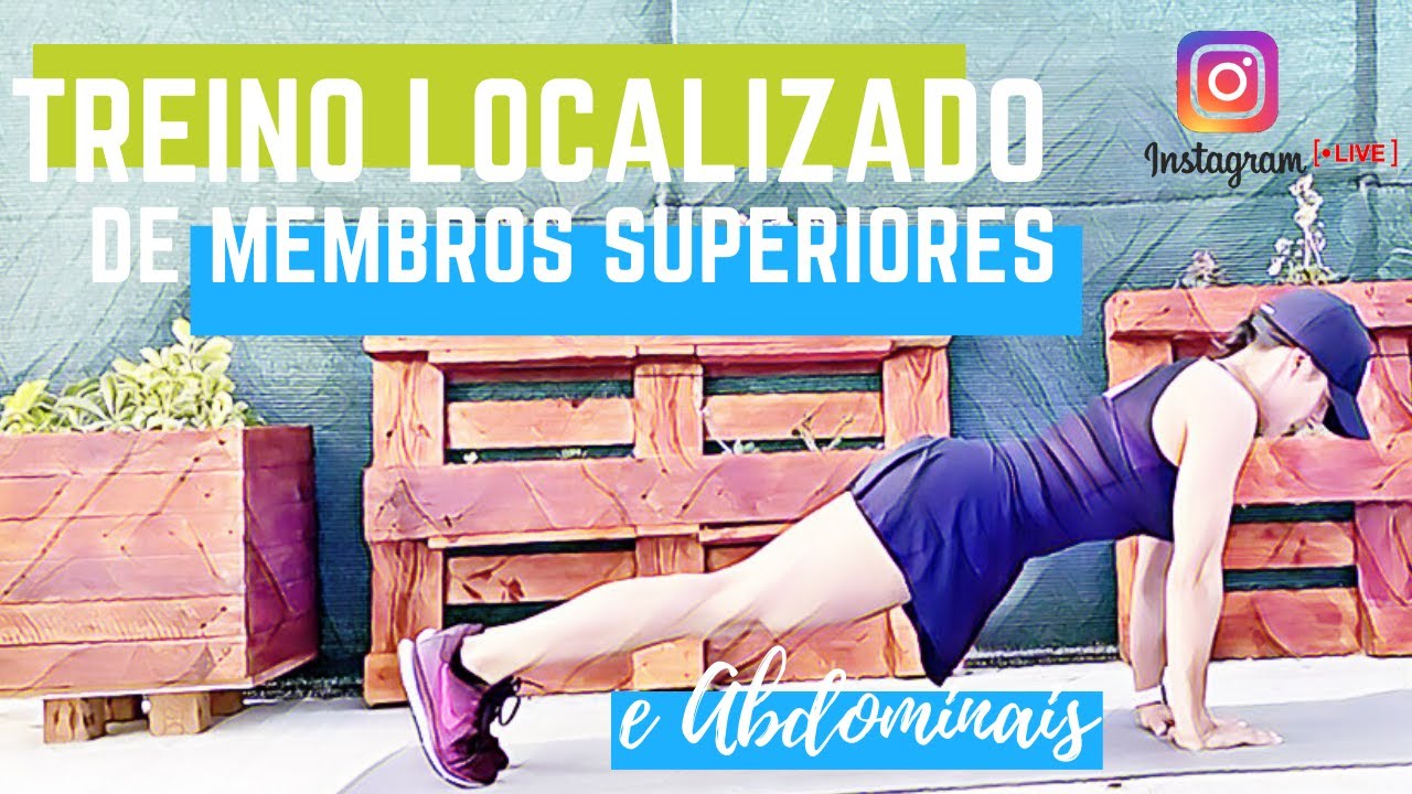 Instagram LIVE 6 (24 Março) - Treino Localizado de Membros Superiores e Abdominais | Carolina NOW