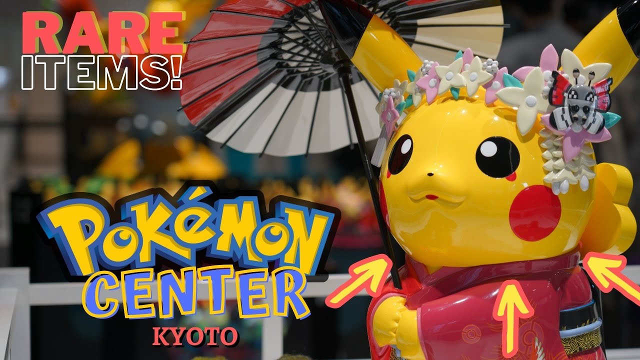 Visiting 'THE BEST' Pokemon Center Kyoto in Japan 4K Tour - SPECIAL KYOTO ITEMS - APRIL 2022 ITEMS!