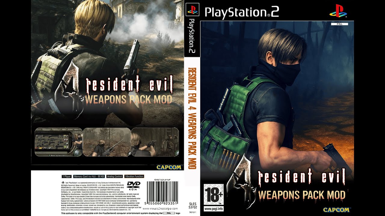 Resident Evil 4 &ndash; Weapons Pack Mod PS2 | OPL + PCSX2