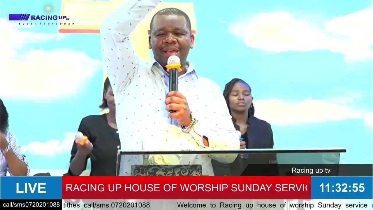 RACING UP HOUSE OF WORSHIP