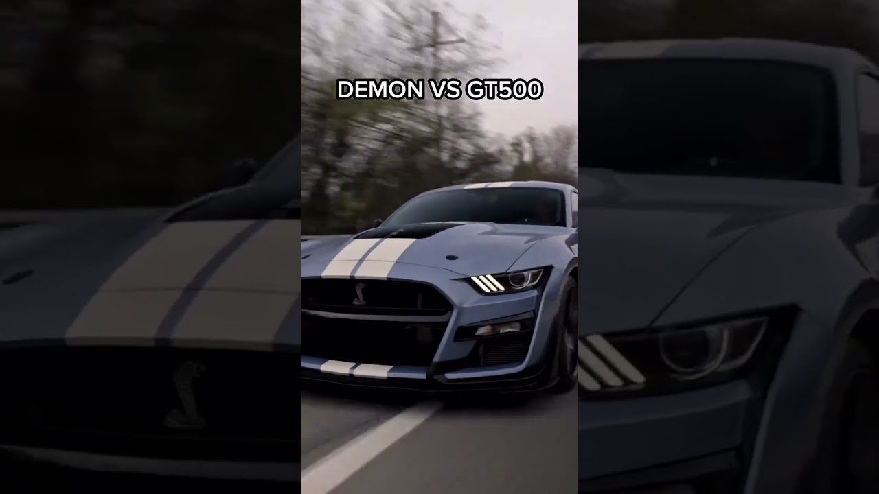 The Ultimate Muscle Showdown- Dodge Demon vs GT500
