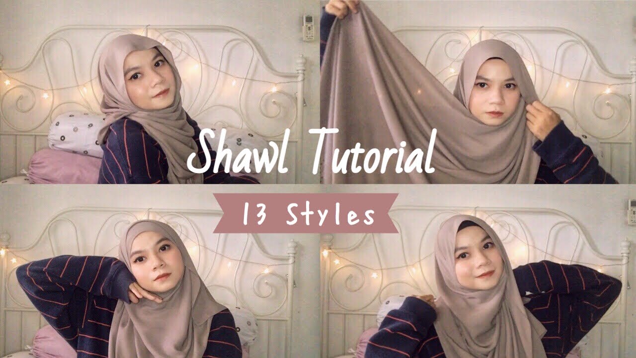 Shawl Tutorial (chest covered) | 13 styles