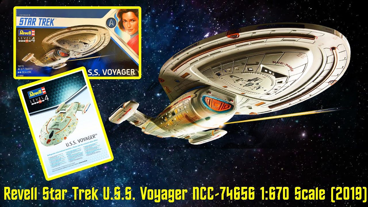 Revell Star Trek Voyager U.S.S. Voyager NCC-74656 1:670 Scale Model Kit (2019)
