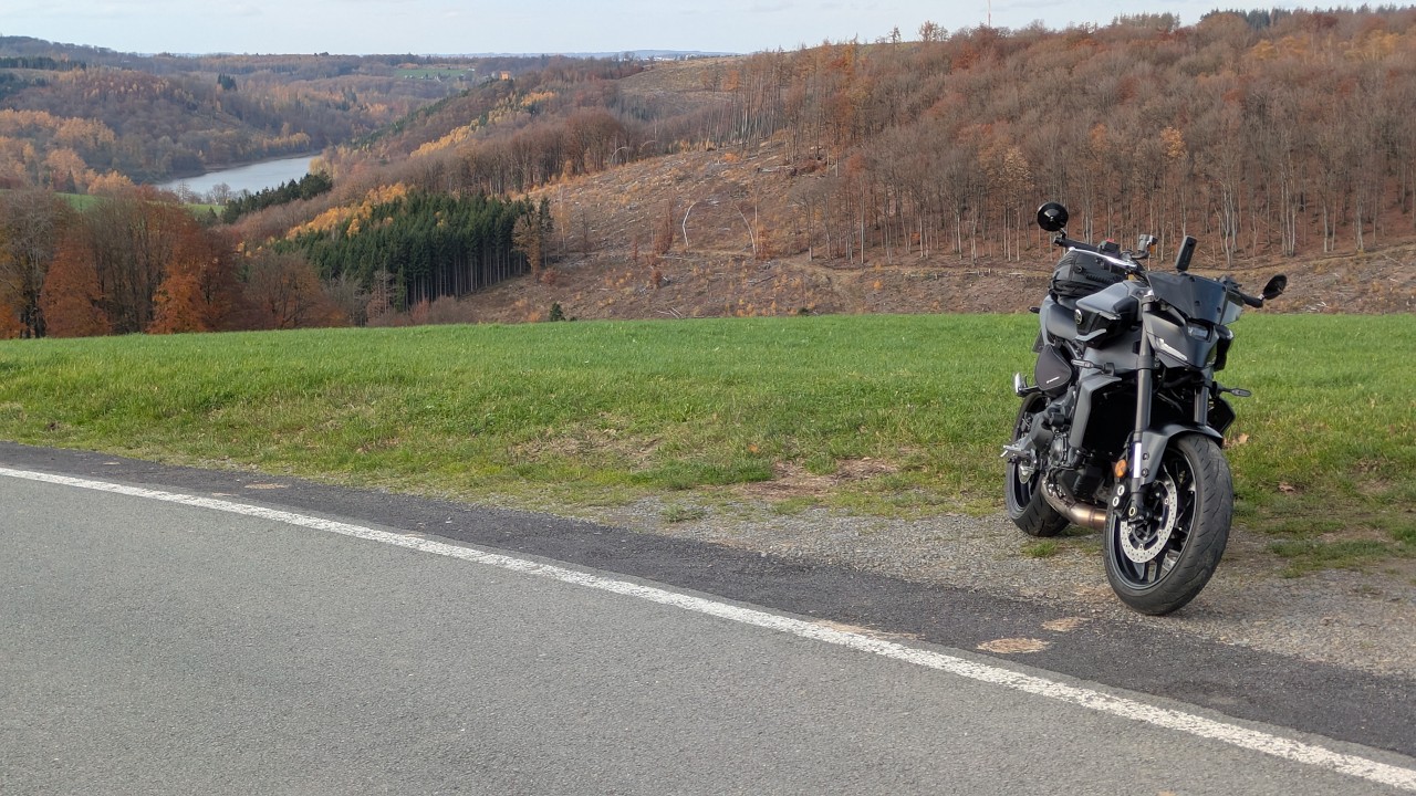 Kurze Motorradtour im Sauerland mit der MT09