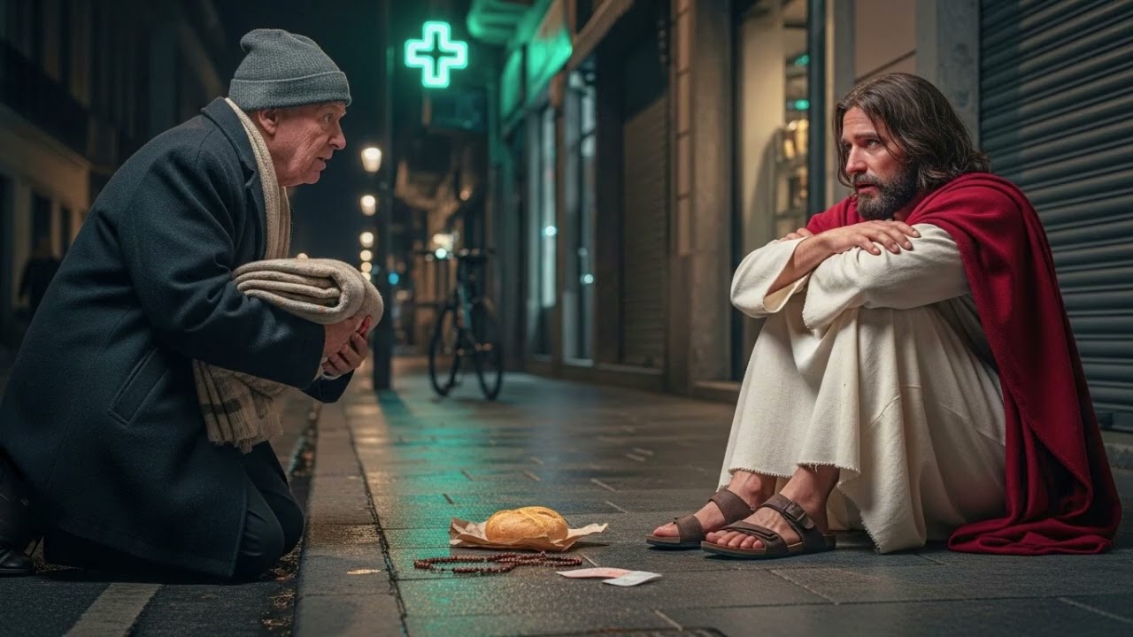 UN ANCIANO VIO A JESÚS TIRITANDO DE FRÍO EN LA CALLE… Y LO QUE HIZO LO CAMBIÓ TODO