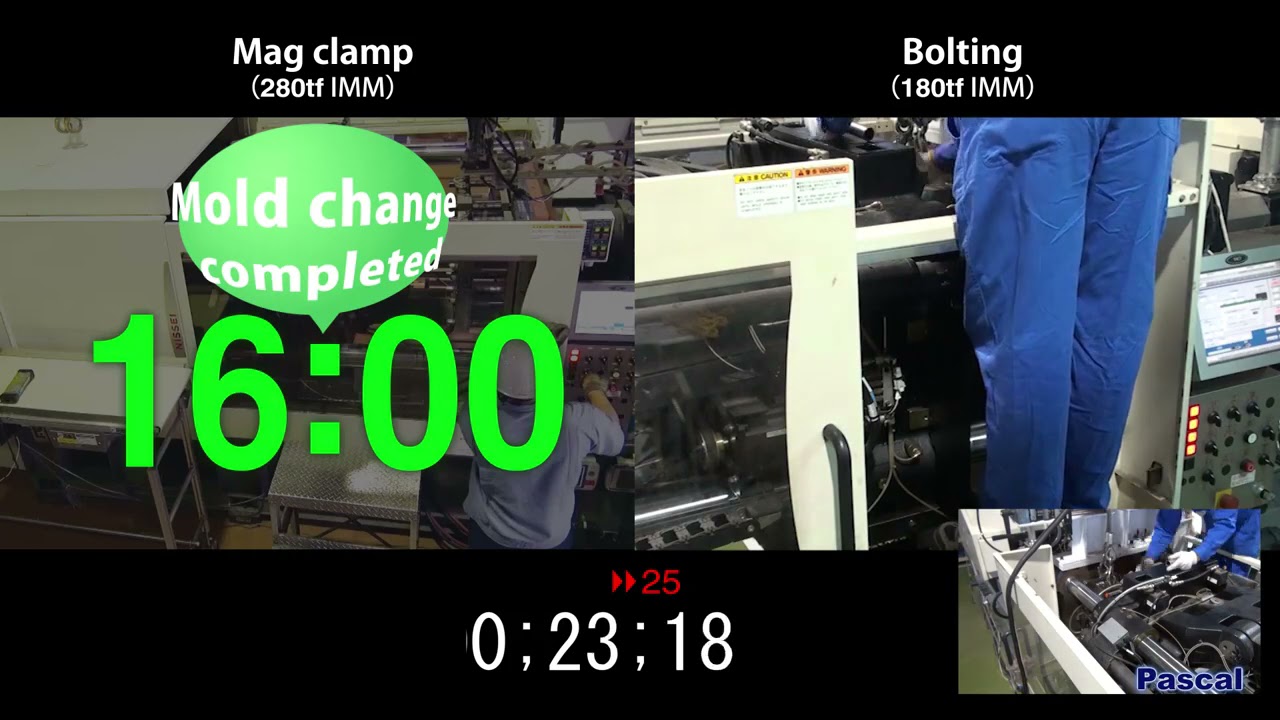 Two Color IMM Mag Clamp vs Bolting