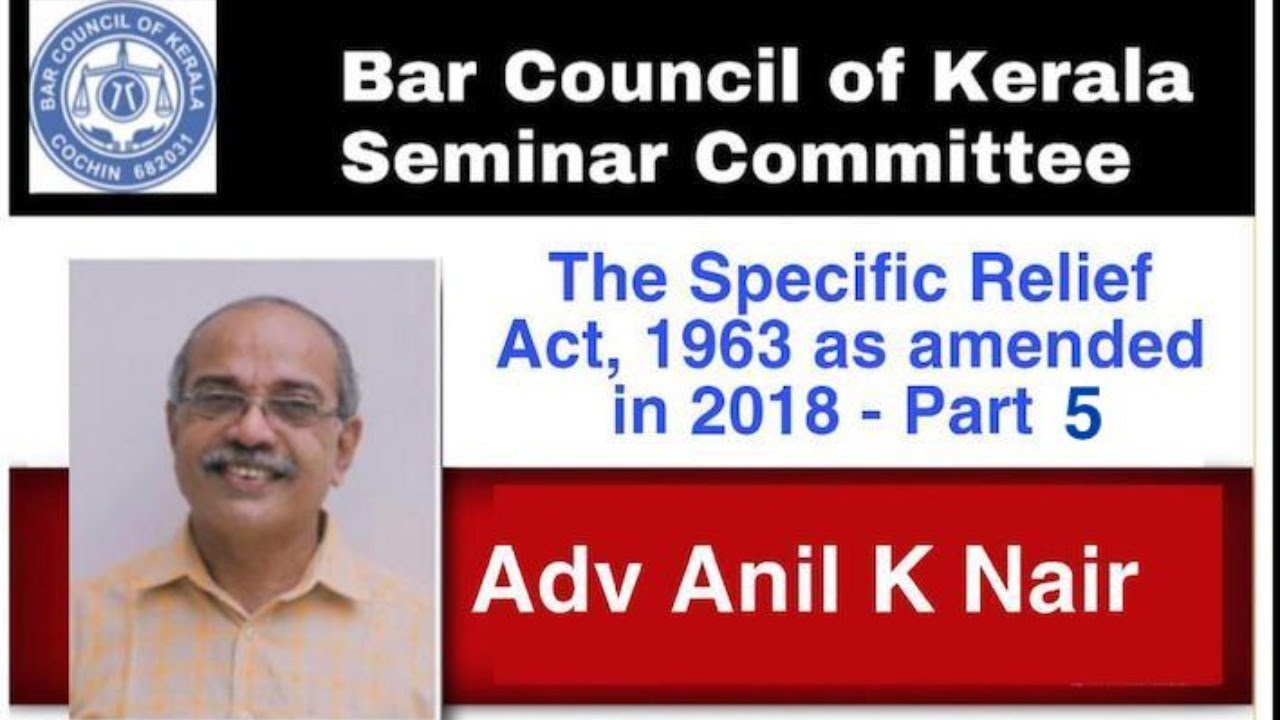 Specific Relief Act - Part - 7