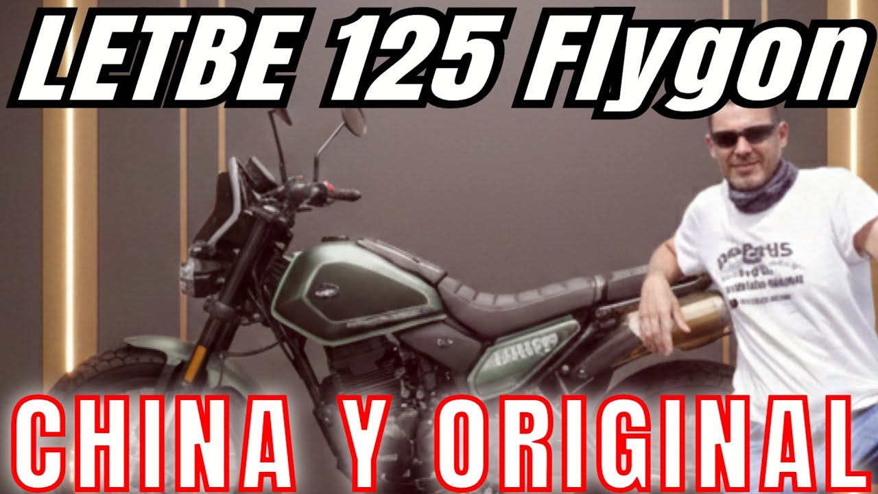 PUSE A PRUEBA la NUEVA MOTO de la marca LETBE. 125 Flygon. CHINA y ORIGINAL.