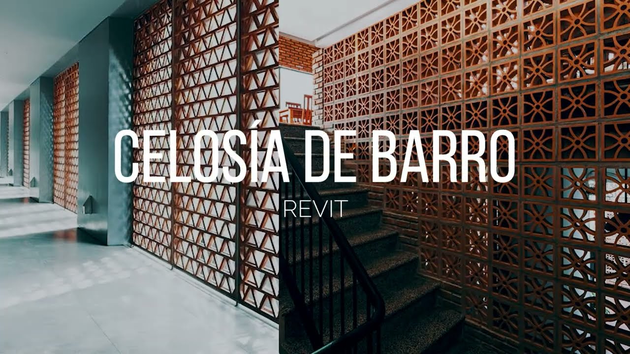 Como hacer Celosías de Barro - Revit