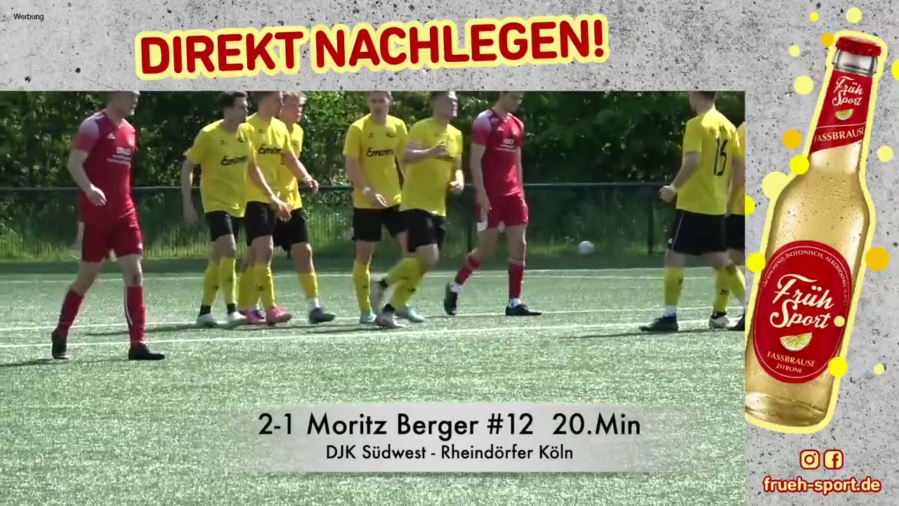 DJK Südwest Köln - SpVg Rheindörfer Nord | Pass Schuss Tor