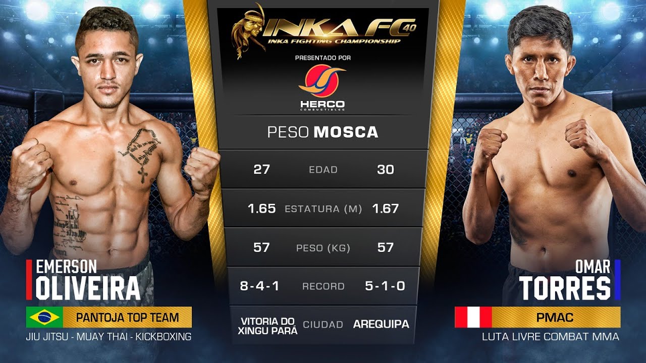 INKA FC 40: OMAR TORRES VS. EMERSON OLIVEIRA